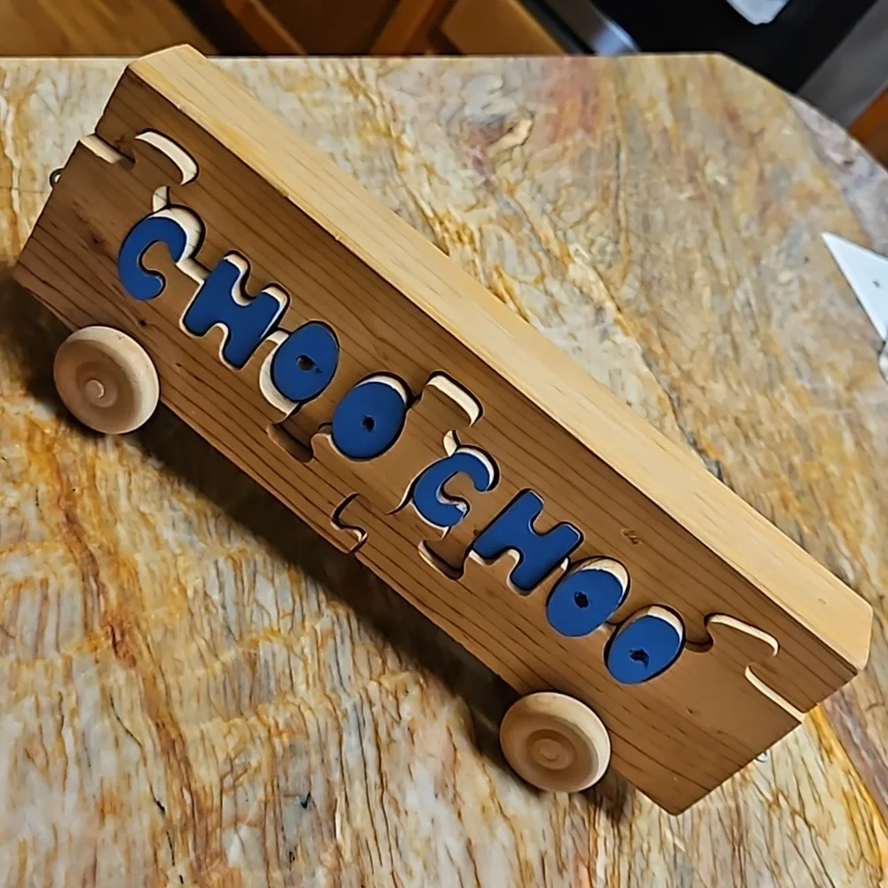 CHOO CHOO wooden puzzle Train